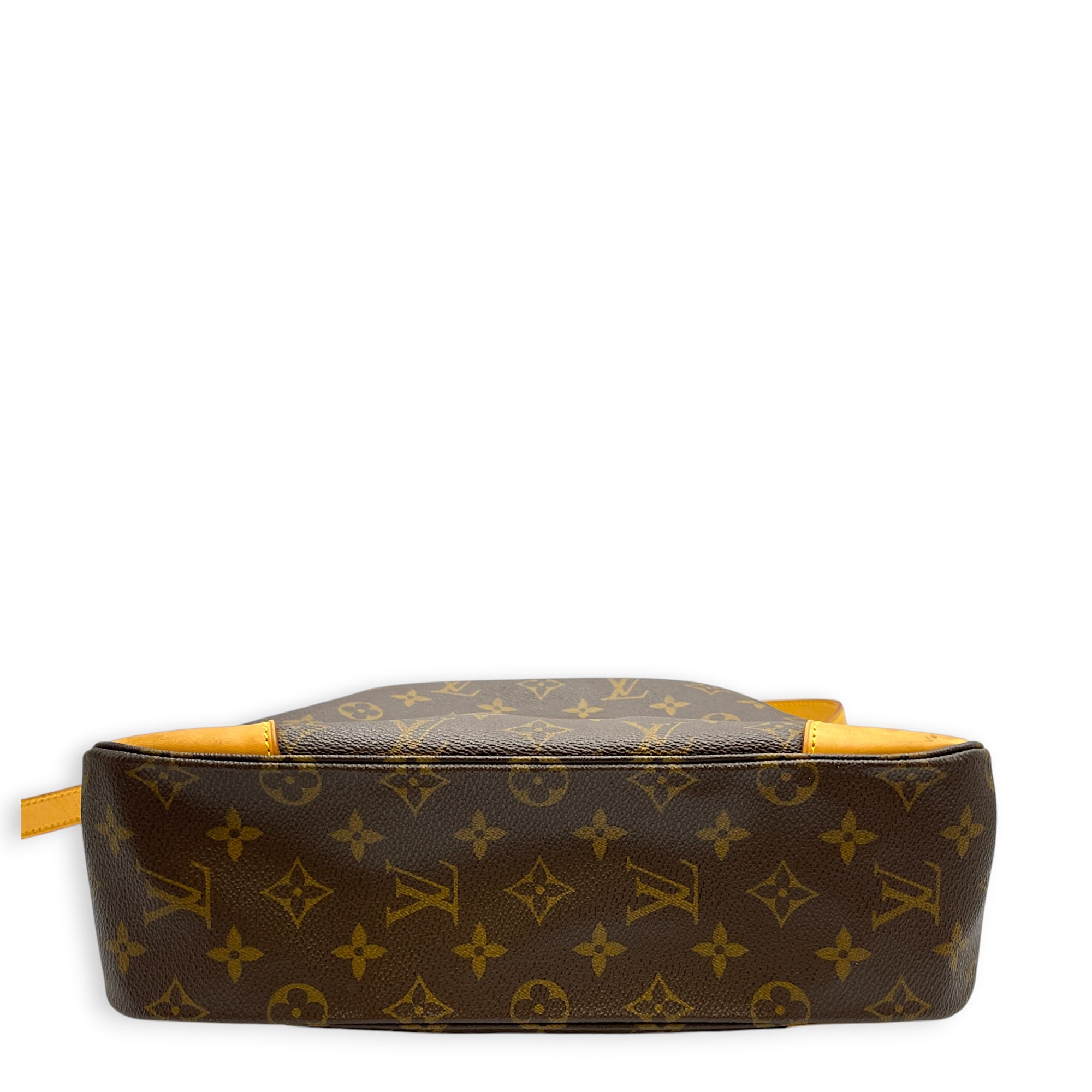Boulogne  Monogram Shoulder Bag in Monogram Coated Canvas Gold hardware