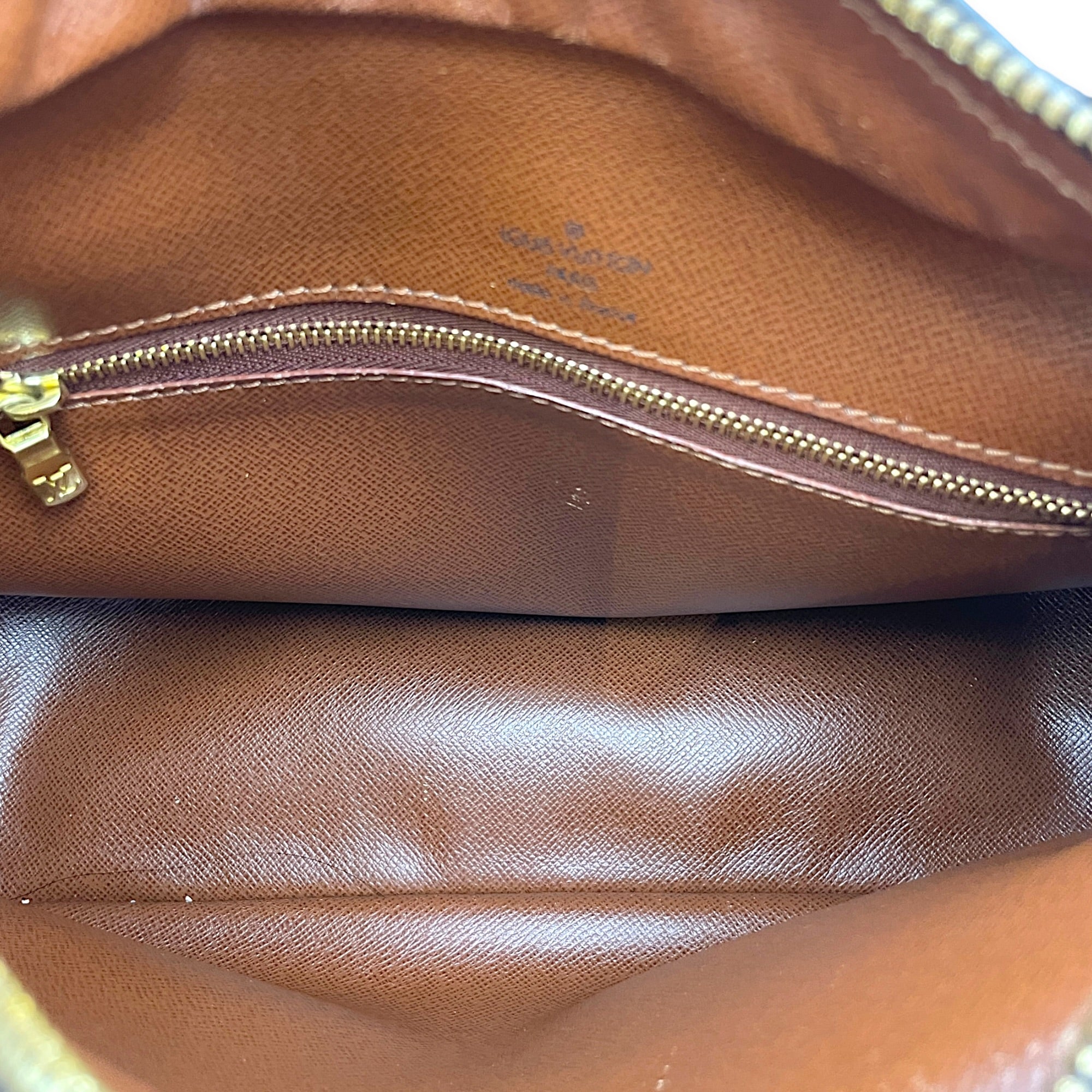 Boulogne  Monogram Shoulder Bag in Monogram Coated Canvas Gold hardware