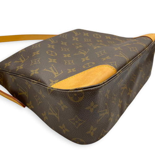 Boulogne  Monogram Shoulder Bag in Monogram Coated Canvas Gold hardware