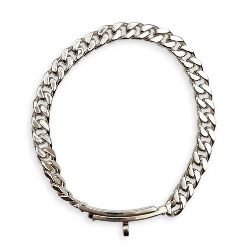 Kelly Gourmette Bracelet, very small model. Sz:XL Bracelet Silver hardware