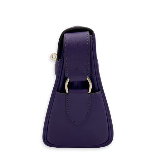 Kelly Messenger PM  Purple in Evercolor Palladium hardware