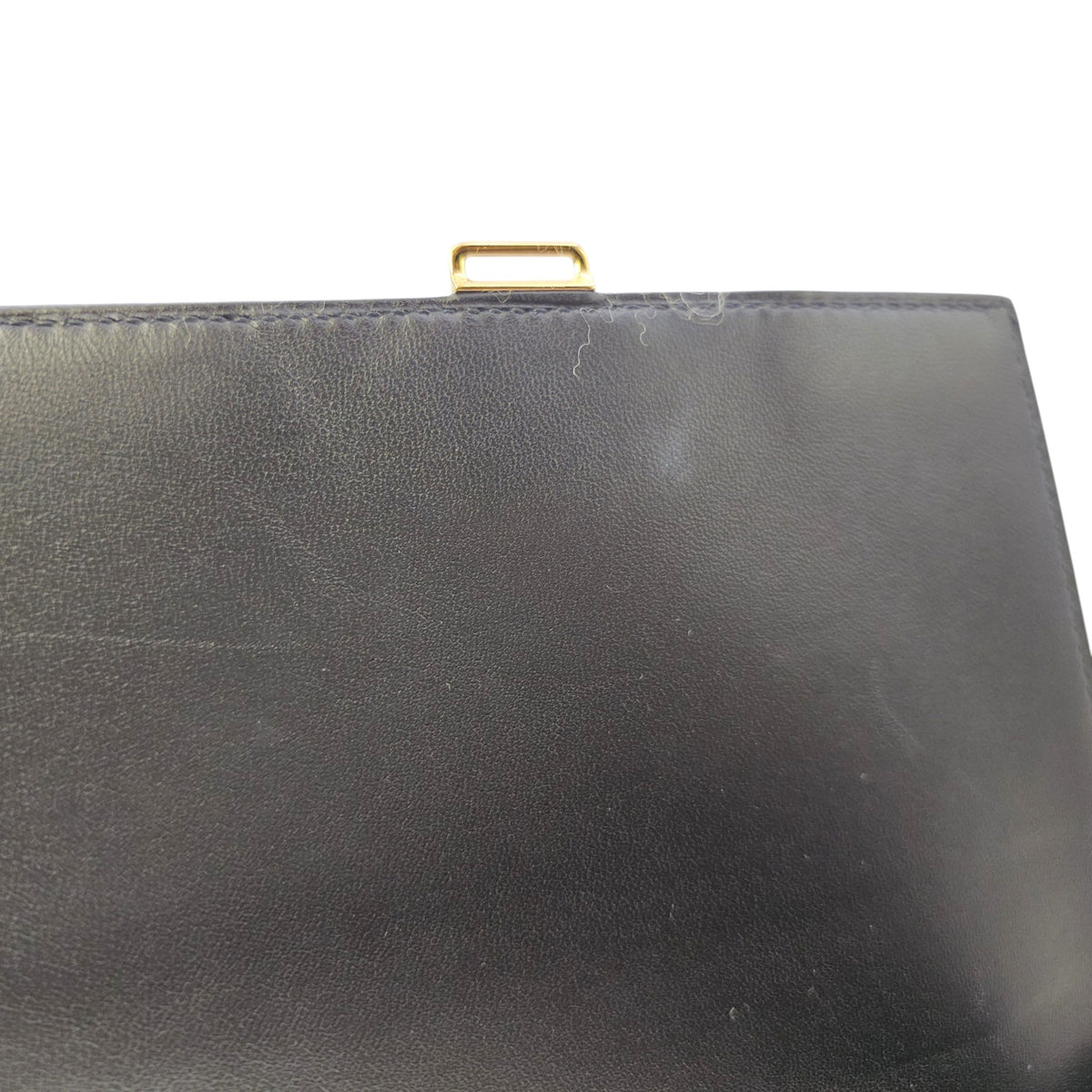 Della Cavelleria  Mini Noir in Epsom Gold hardware