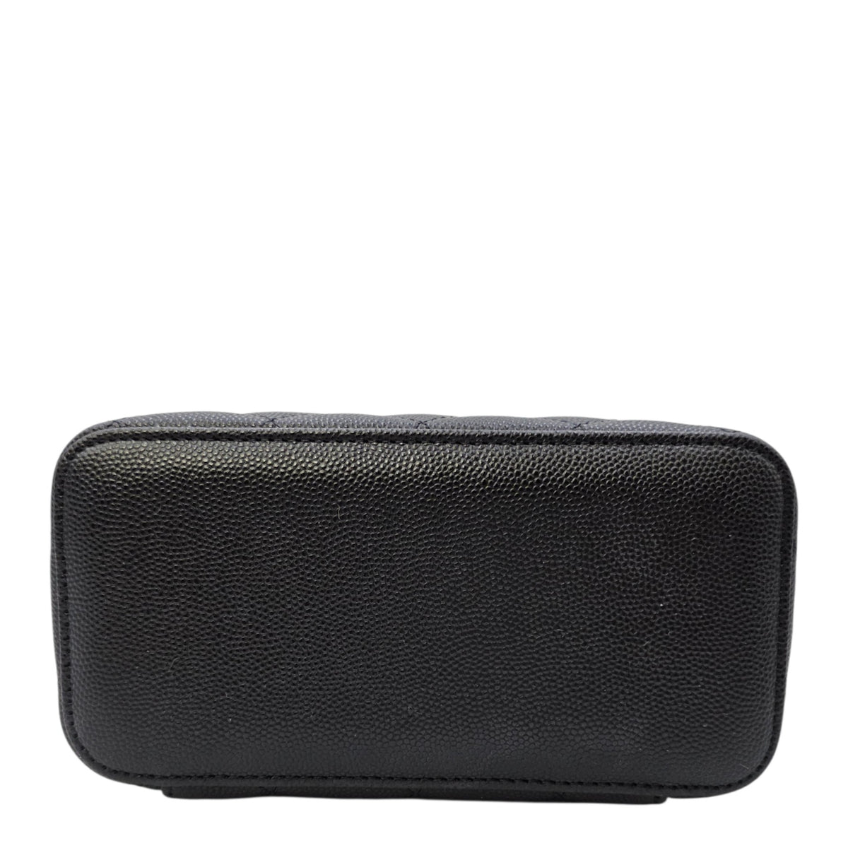 Vanity Bag Black in Caviar Leather Gold hardware