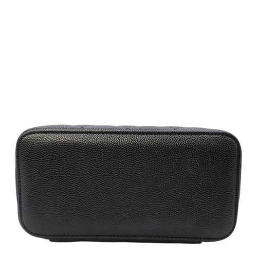 Vanity Bag Black in Caviar Leather Gold hardware