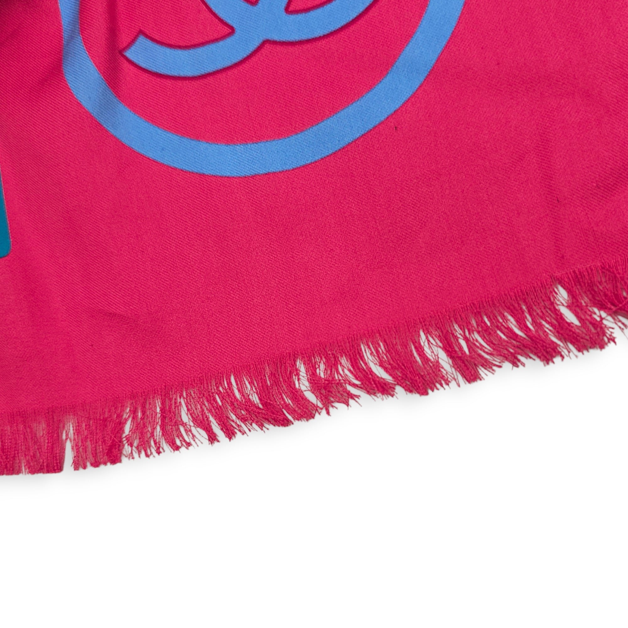 24C Large Ticket Pattern  130 cm x 180 cm Pink  Scarf in Cotton