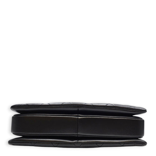 Trendy CC Large Black Top Handle Bag in Lambskin Antique Brass hardware