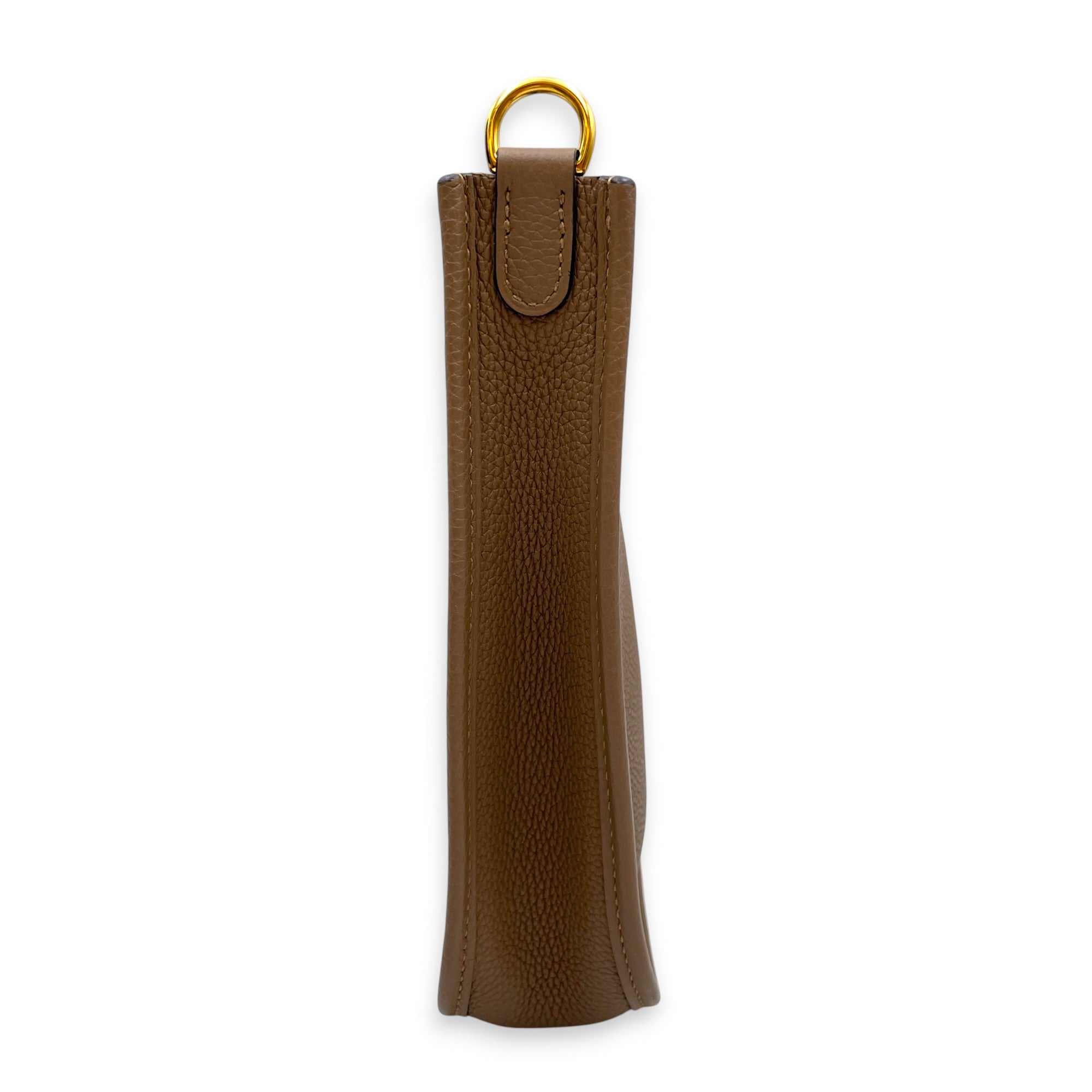 Evelyne Mini Beige Weima/Etoupe in Maurice Gold hardware
