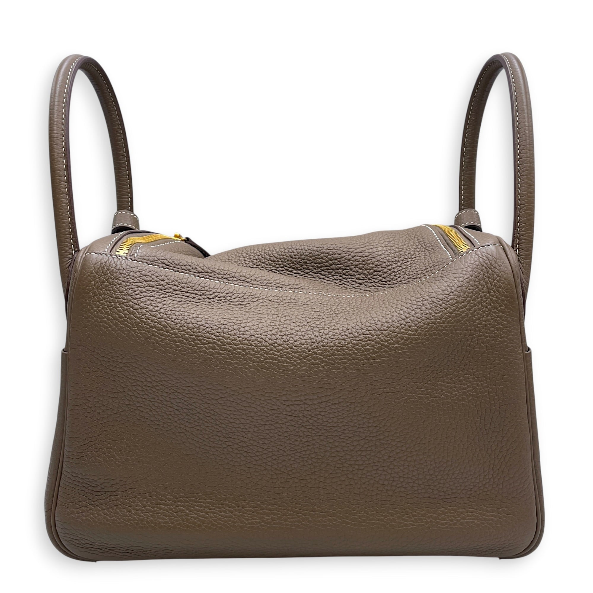 Lindy 30 Etoupe in Clemence Gold hardware
