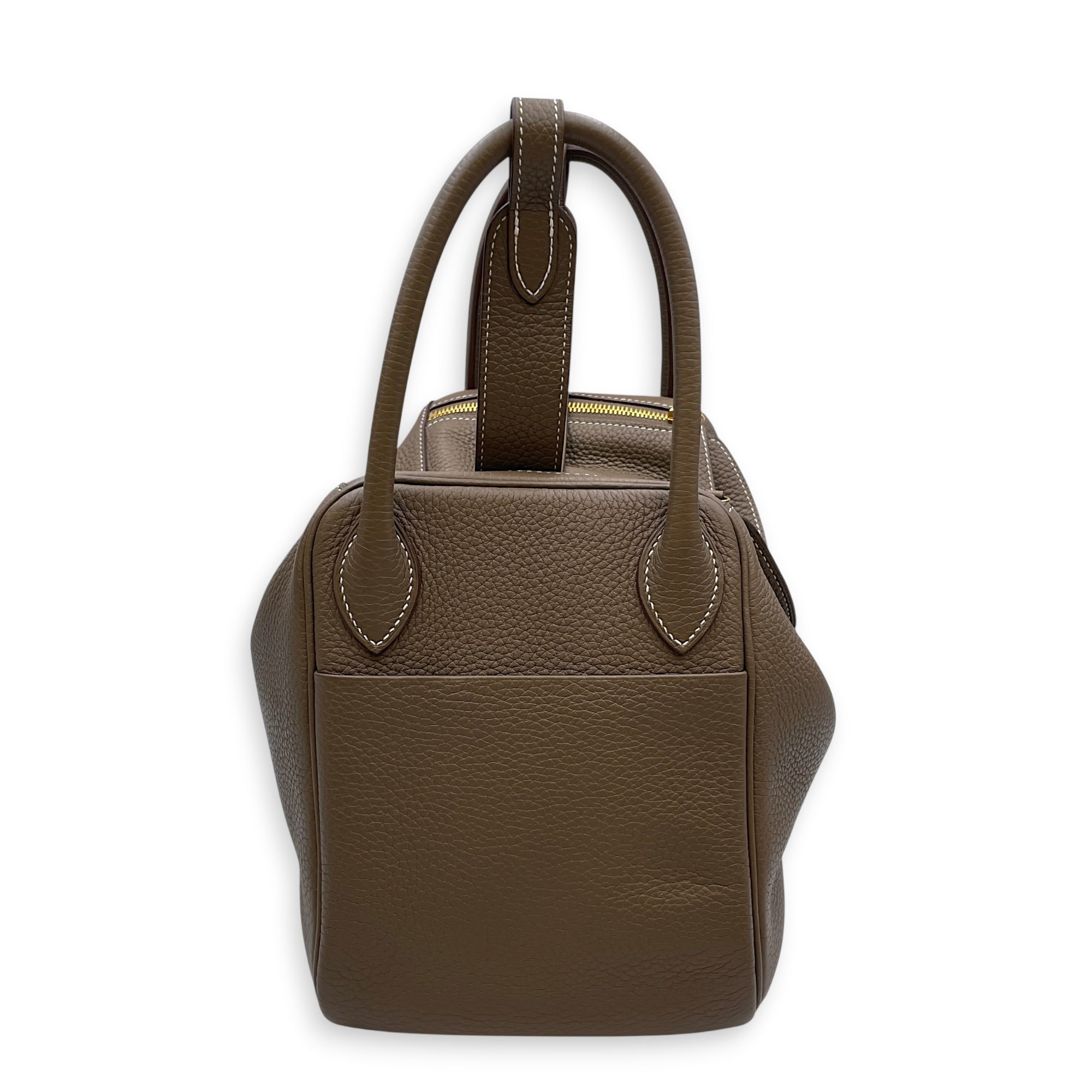 Lindy 30 Etoupe in Clemence Gold hardware