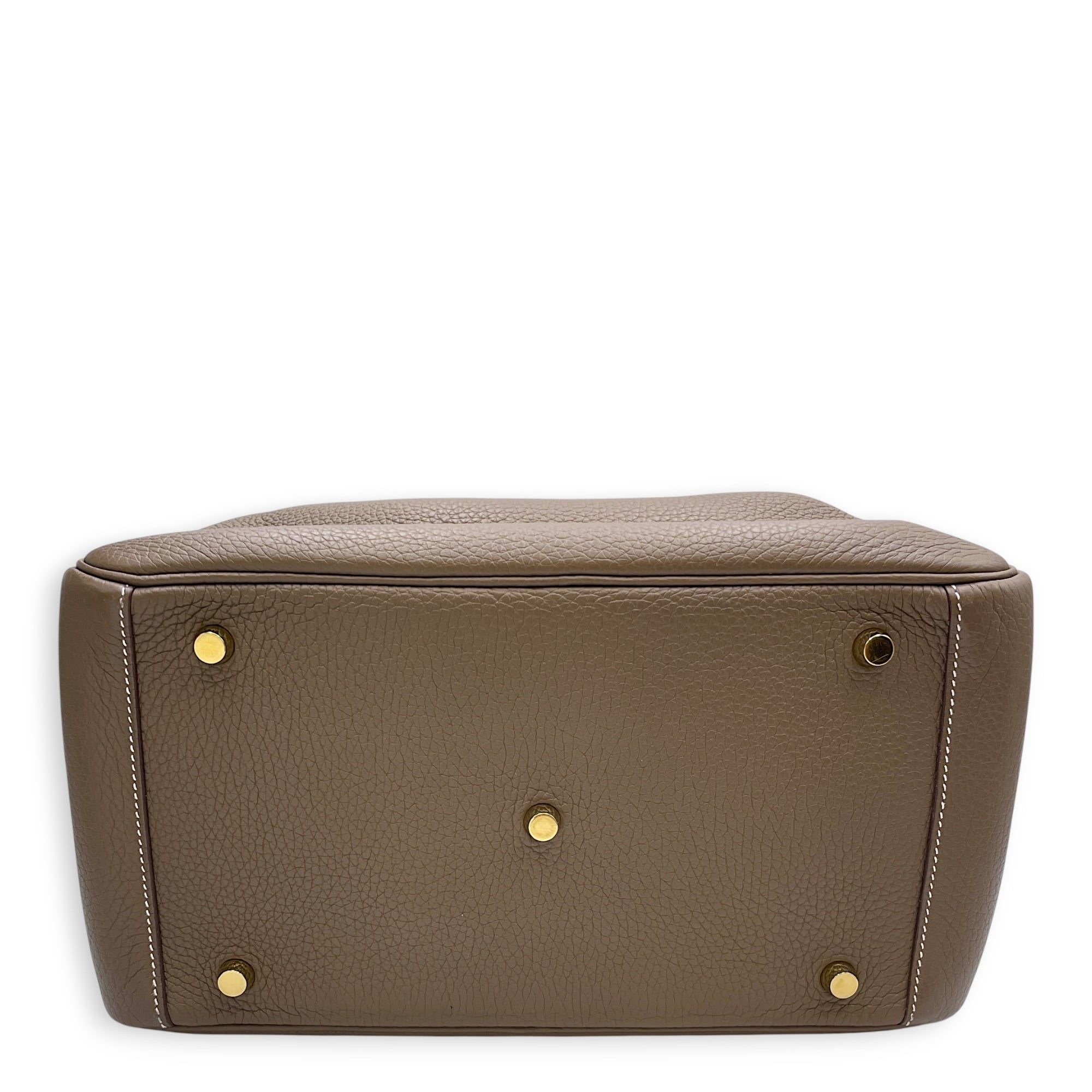 Lindy 30 Etoupe in Clemence Gold hardware