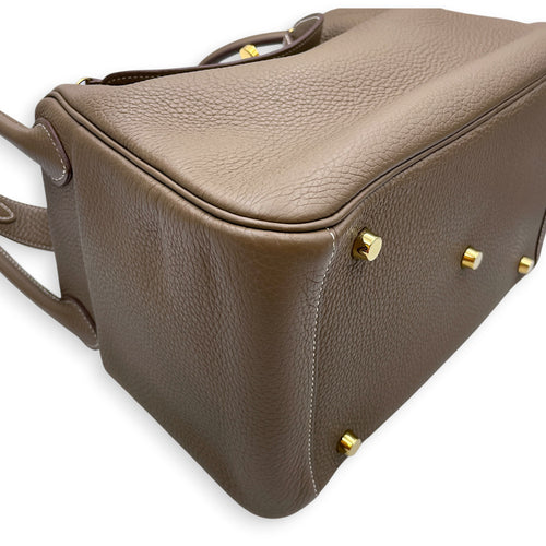 Lindy 30 Etoupe in Clemence Gold hardware