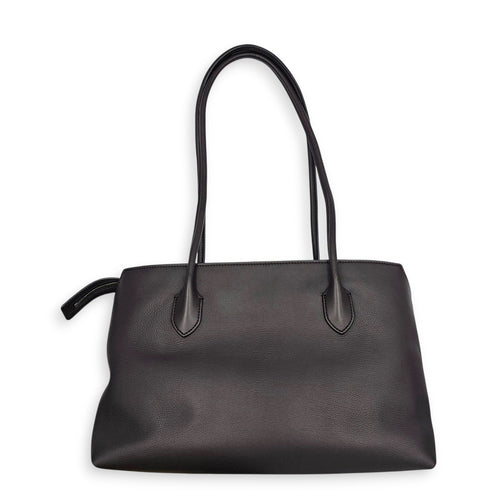 Terrasse  Brown Tote Bag in Calfskin Palladium hardware