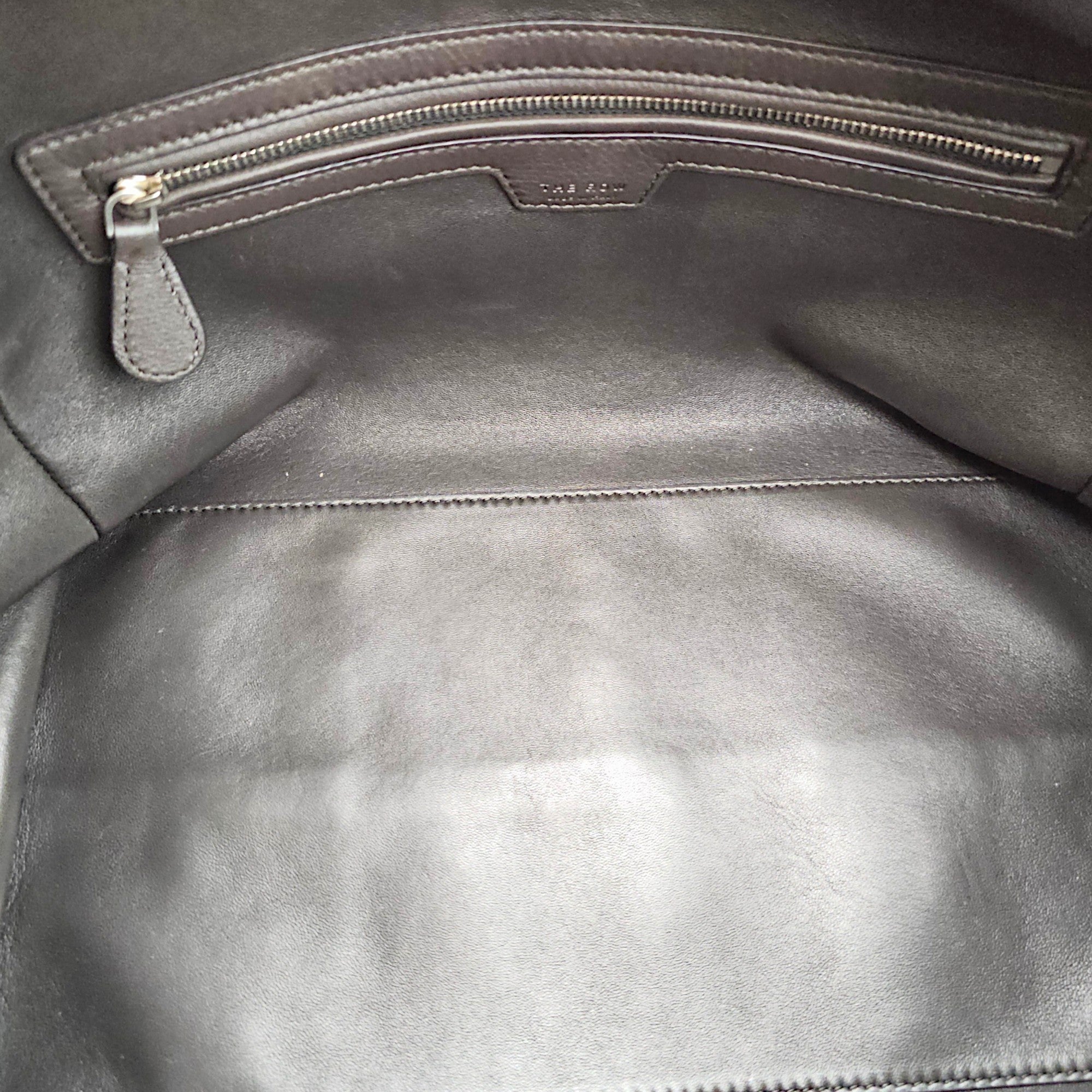 Terrasse  Brown Tote Bag in Calfskin Palladium hardware