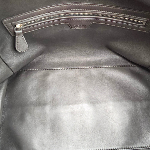 Terrasse  Brown Tote Bag in Calfskin Palladium hardware