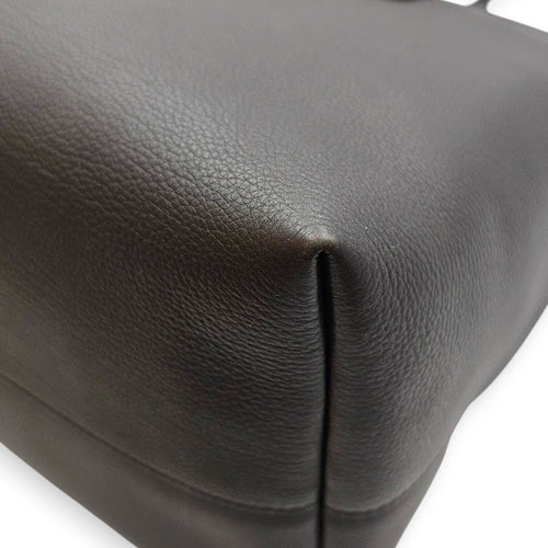 Terrasse  Brown Tote Bag in Calfskin Palladium hardware