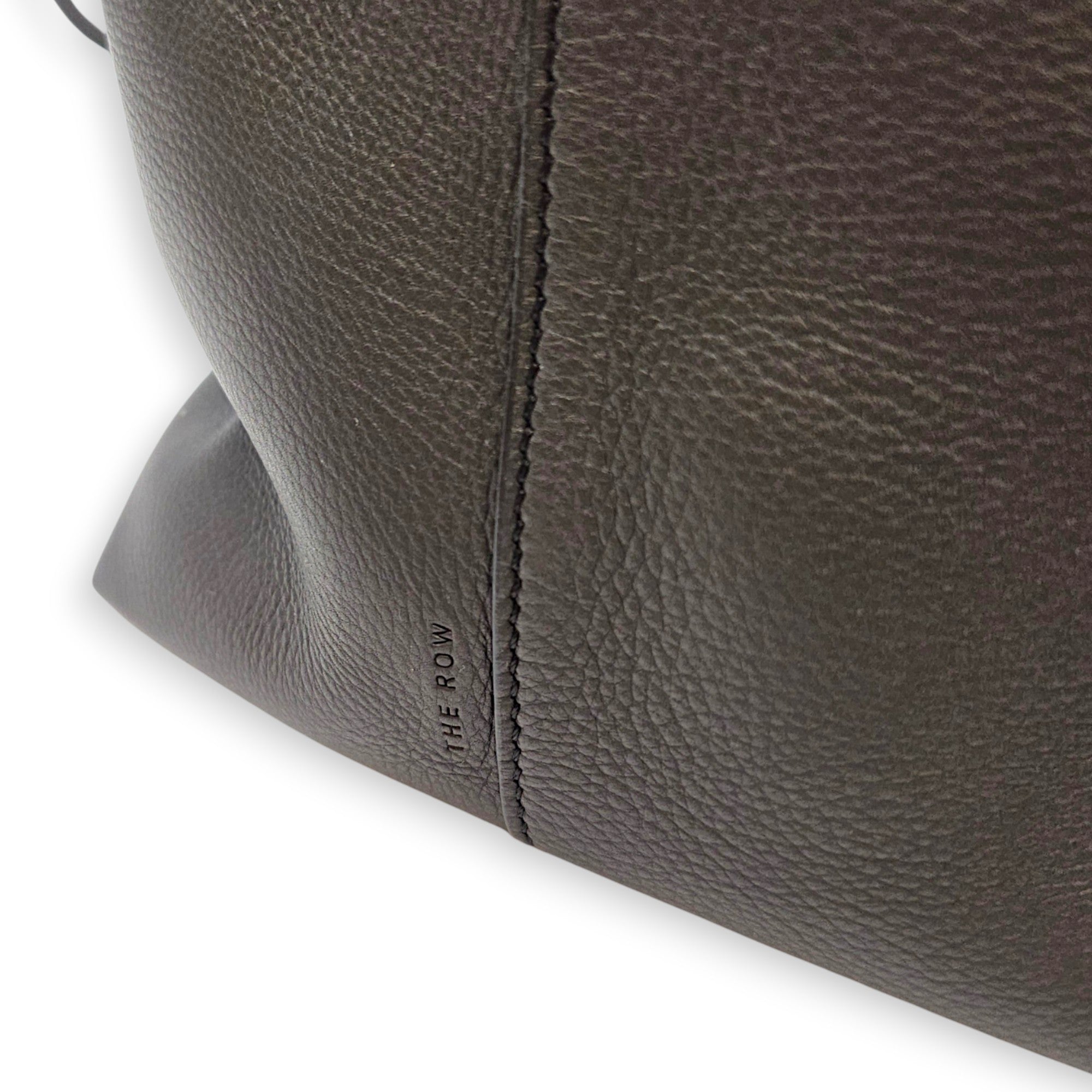 Terrasse  Brown Tote Bag in Calfskin Palladium hardware
