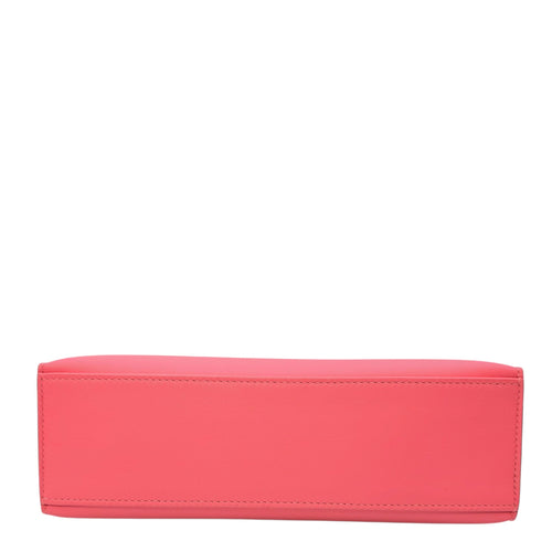 Kelly Pochette Rose Azalee in Swift Palladium hardware