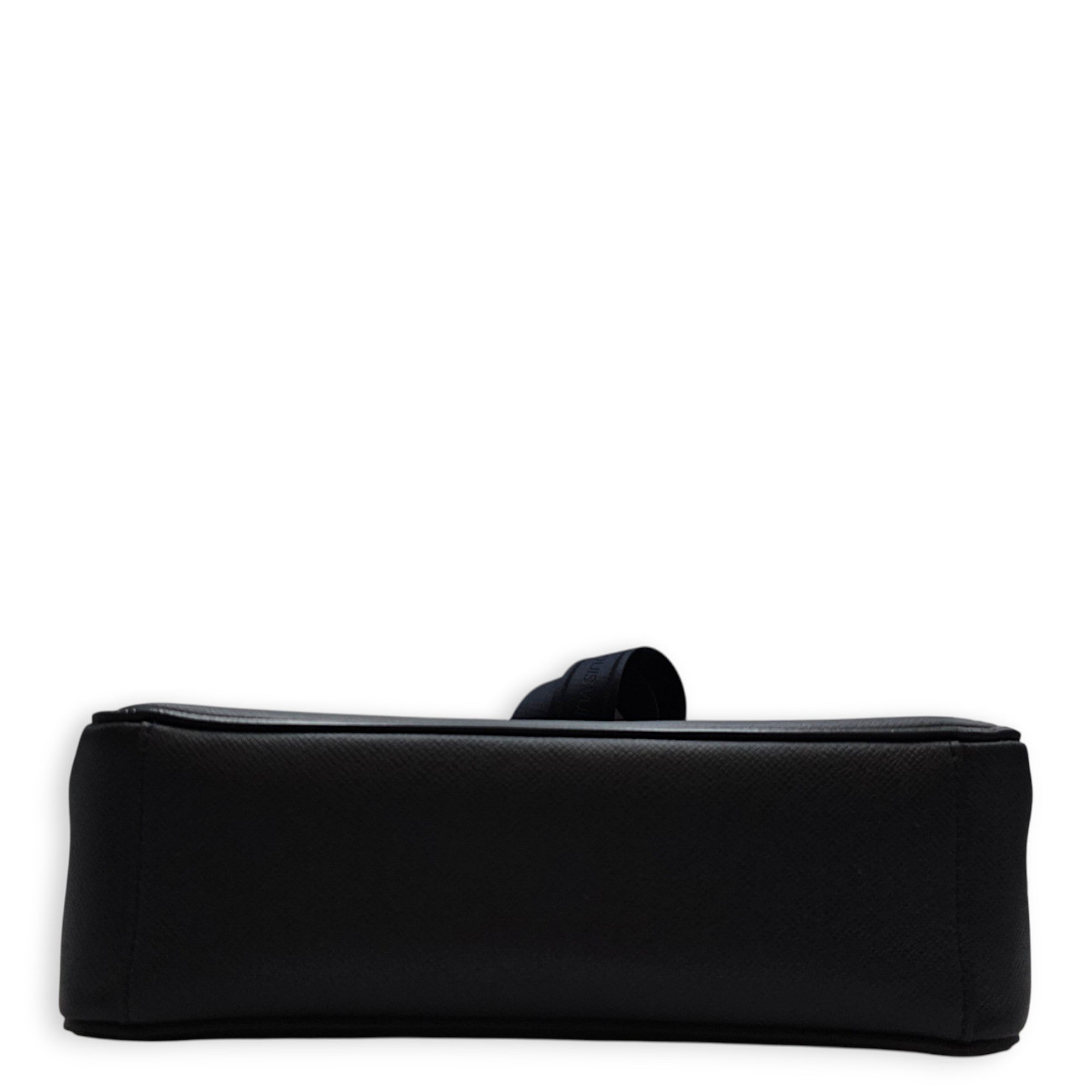 Milo Blue Messenger in Taiga Leather Silver hardware