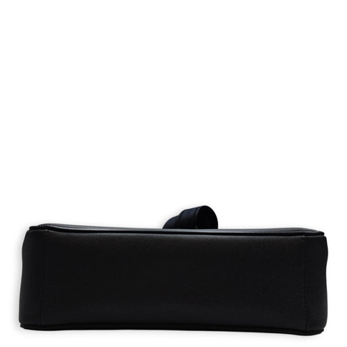 Milo Blue Messenger in Taiga Leather Silver hardware