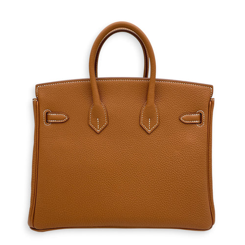 Birkin 25 Gold in Togo Gold hardware