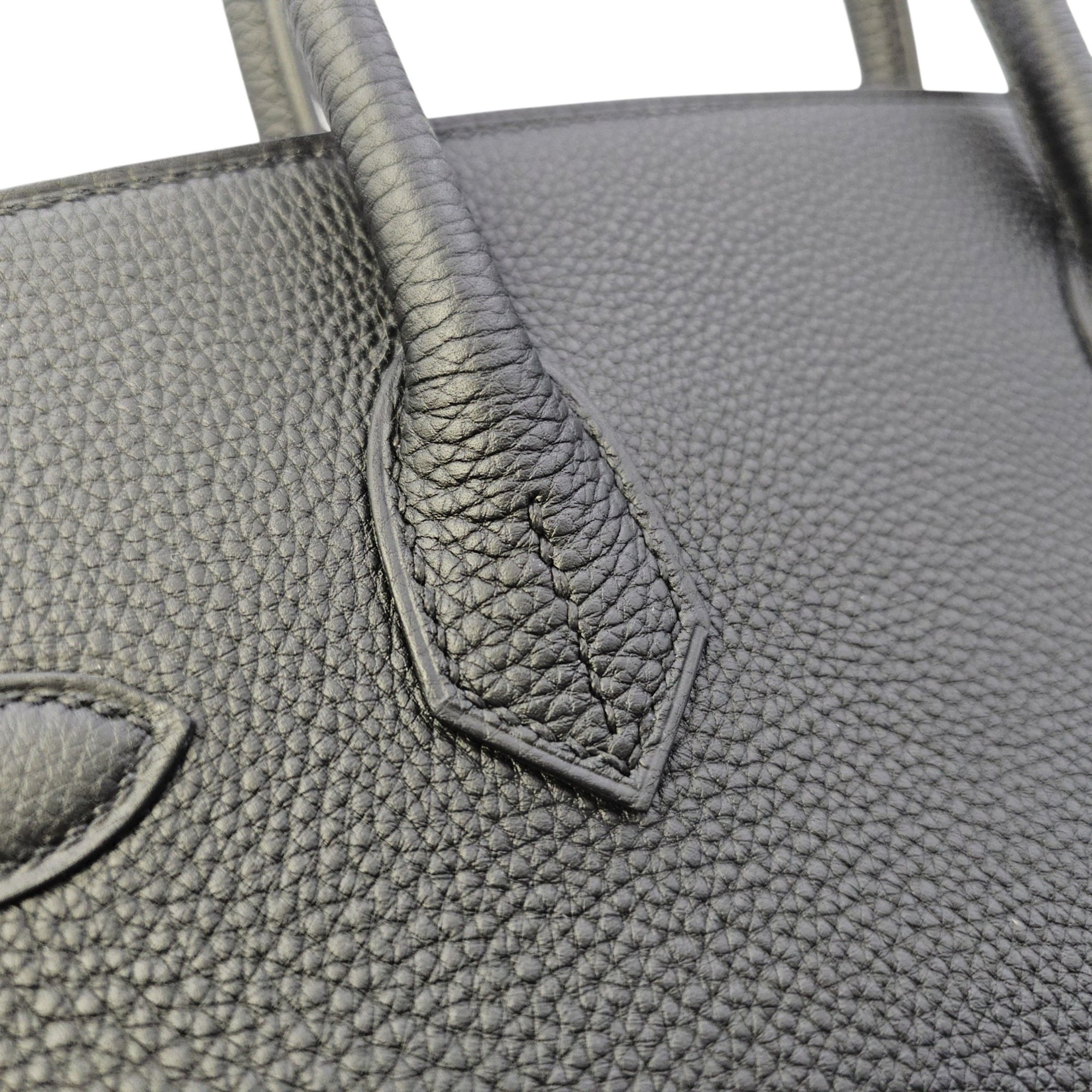 Birkin 30 Noir in Togo Gold hardware