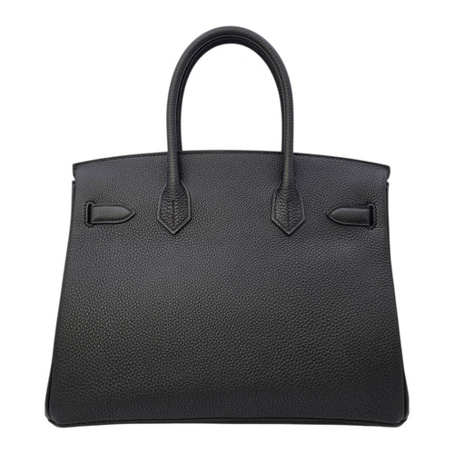 Birkin 30 Noir in Togo Gold hardware