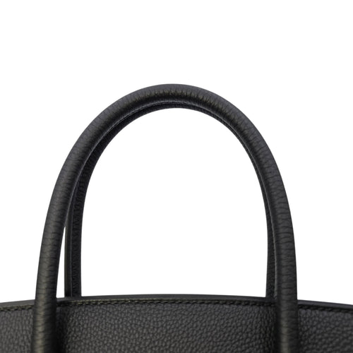 Birkin 30 Noir in Togo Gold hardware
