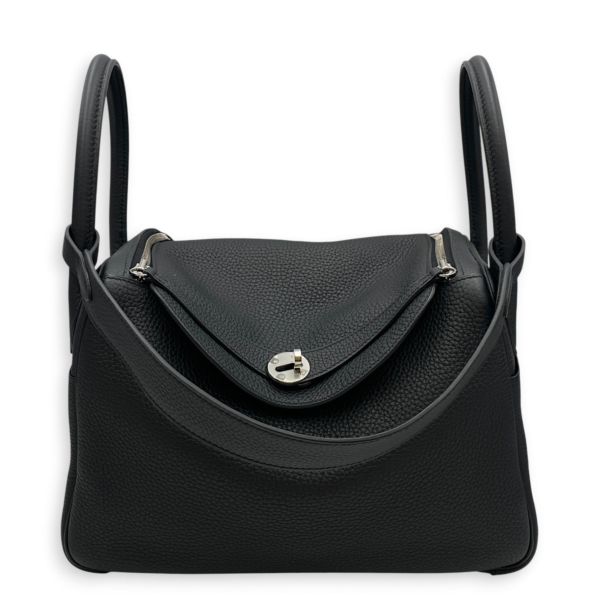 Lindy 30 Noir in Clemence Palladium hardware
