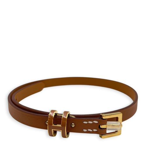 Pop H Double Tour  T2 Gold Bracelet in Swift Gold hardware CL2608-22744 1