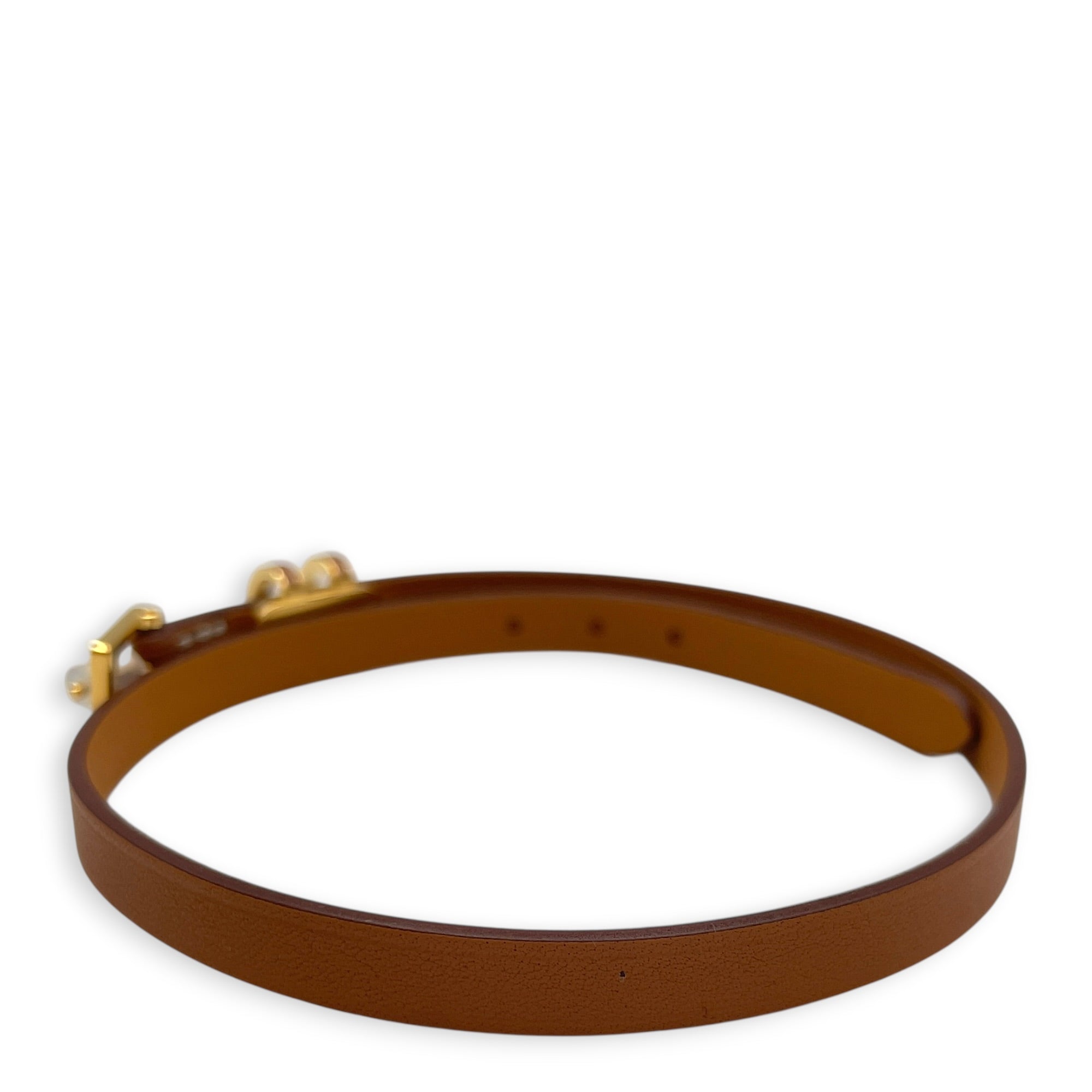 Pop H Double Tour  T2 Gold Bracelet in Swift Gold hardware CL2608-22744 2