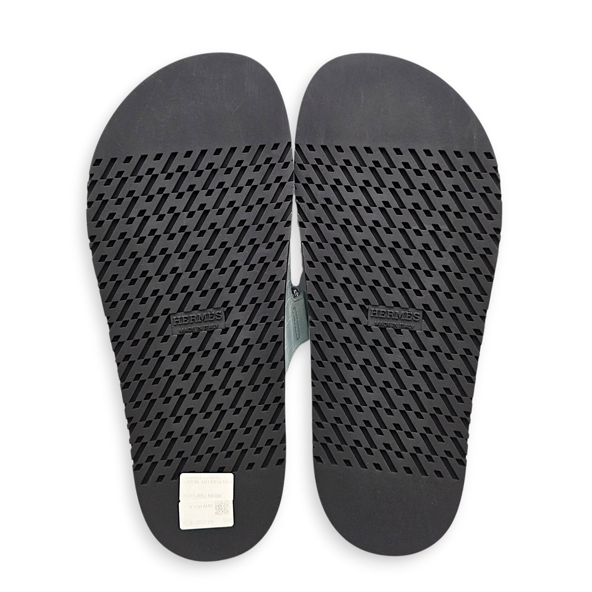 Chypre  38 Blue Ciel Sandals in Matte Alligator CL2608-22749 2