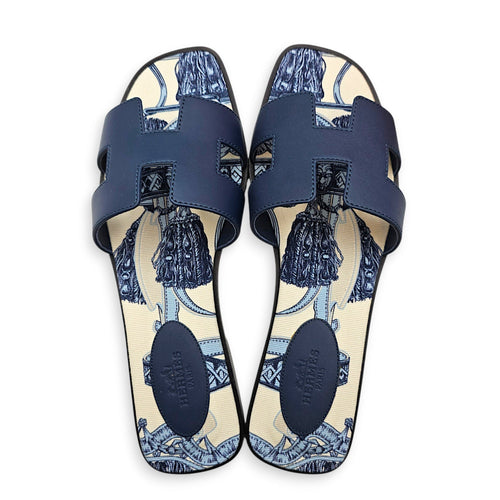 Oran  37.5 Blue Sandals in Calfskin CL2608-22751 1
