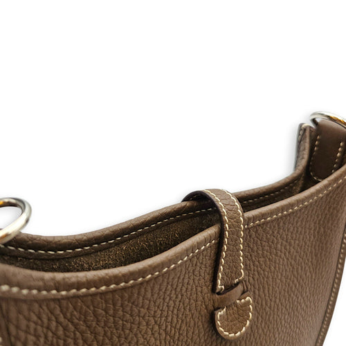 Evelyne Mini Etoupe in Clemence Palladium hardware CL2608-22760 9
