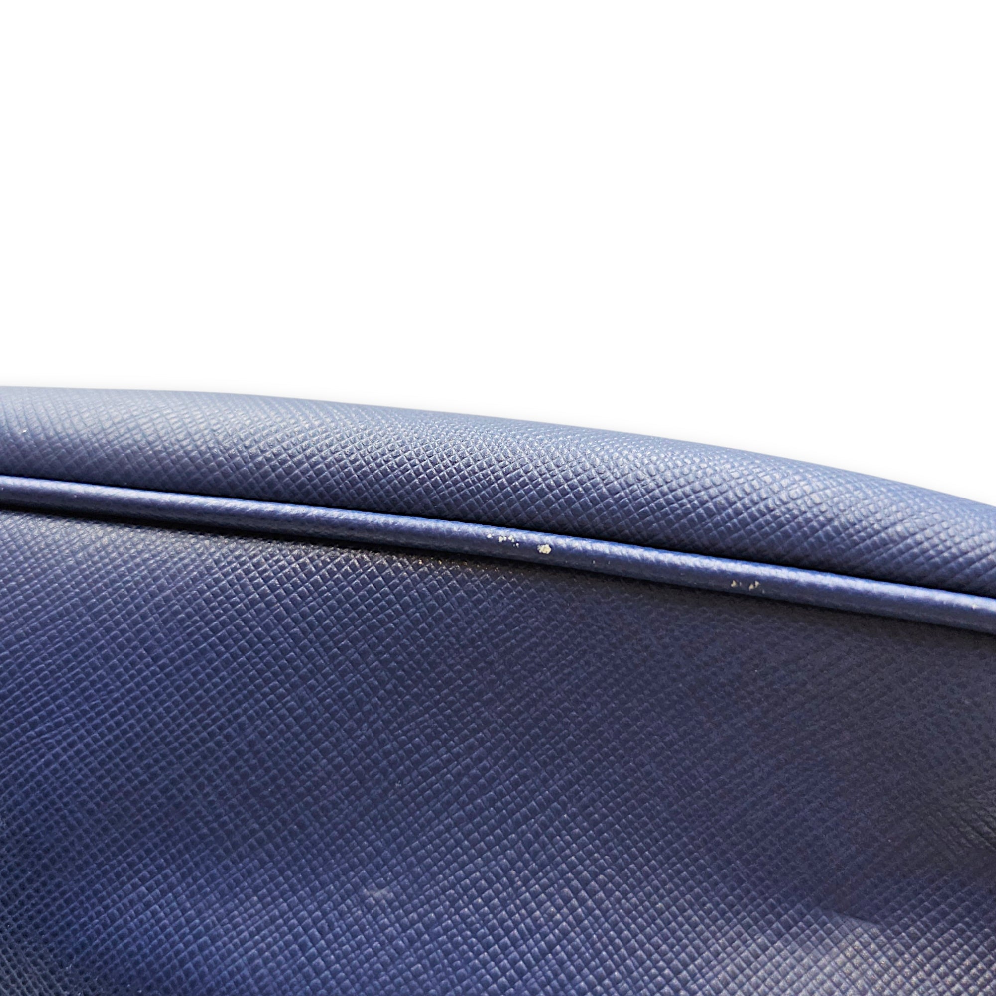 Galleria Double Zipper 35cm Blue Top Handle Bag in Saffiano Leather Gold hardware CL2608-22767 12