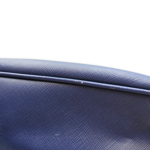 Galleria Double Zipper 35cm Blue Top Handle Bag in Saffiano Leather Gold hardware CL2608-22767 12