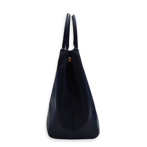 Galleria Double Zipper 35cm Blue Top Handle Bag in Saffiano Leather Gold hardware CL2608-22767 4