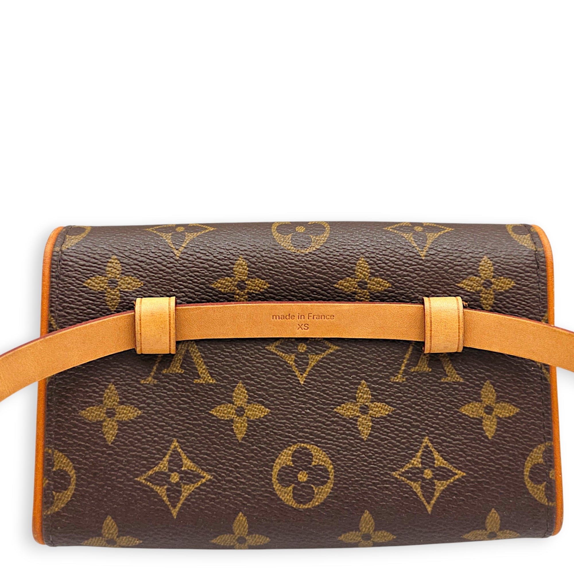 Monogram Pochette Florentine Brown Belt Bag in Coated Canvas Gold hardware CL2608-22768 2