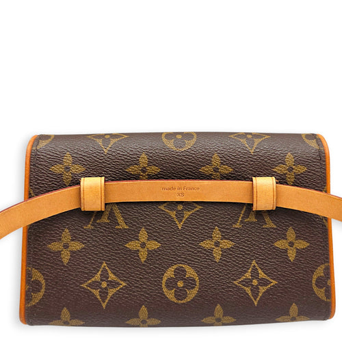 Monogram Pochette Florentine Brown Belt Bag in Coated Canvas Gold hardware CL2608-22768 2