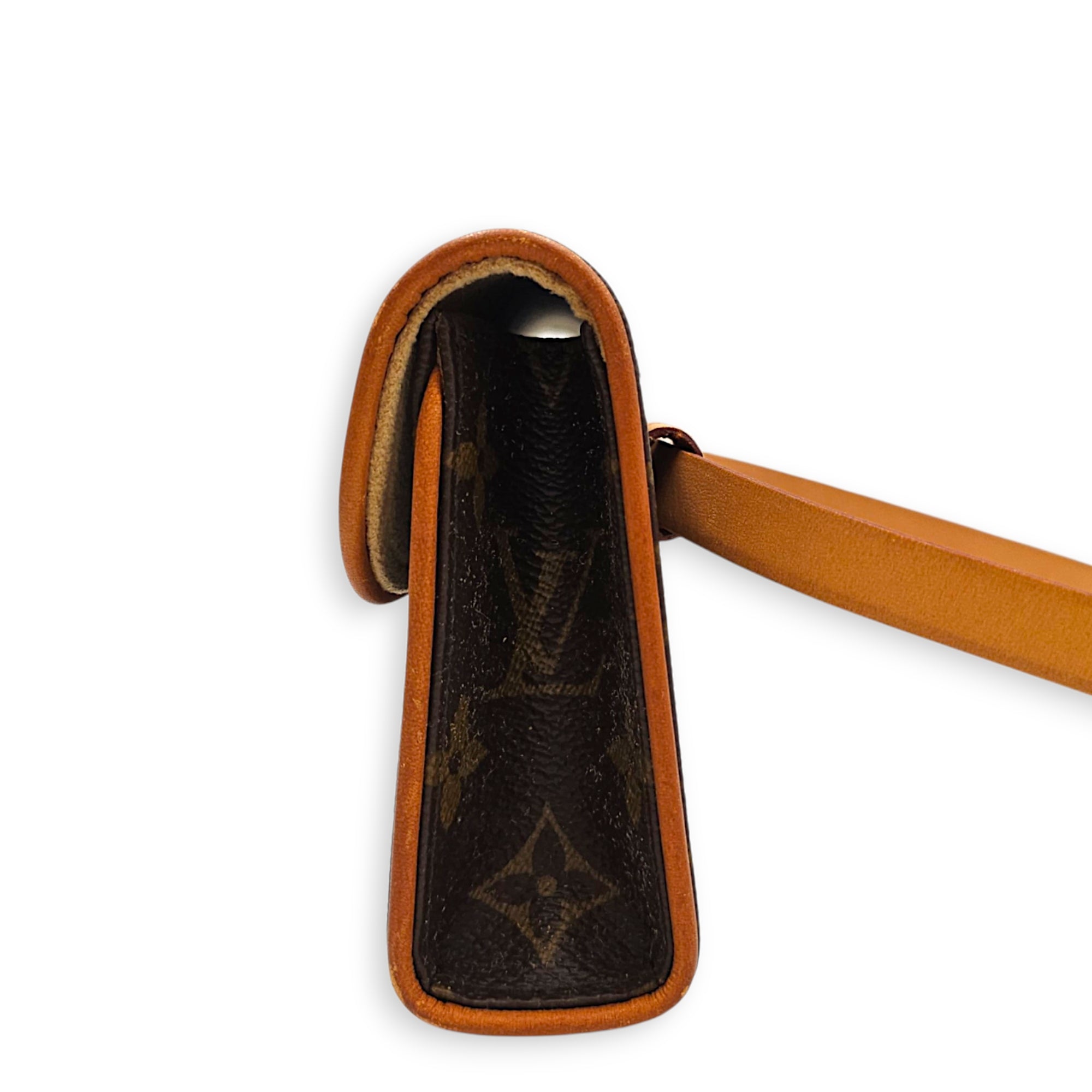 Monogram Pochette Florentine Brown Belt Bag in Coated Canvas Gold hardware CL2608-22768 3