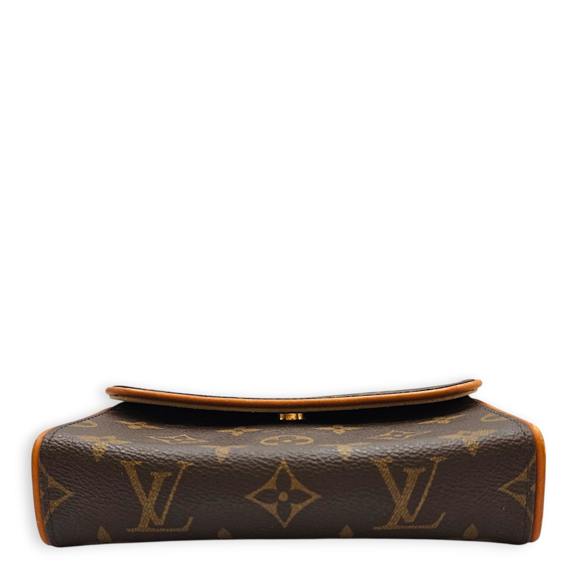 Monogram Pochette Florentine Brown Belt Bag in Coated Canvas Gold hardware CL2608-22768 5