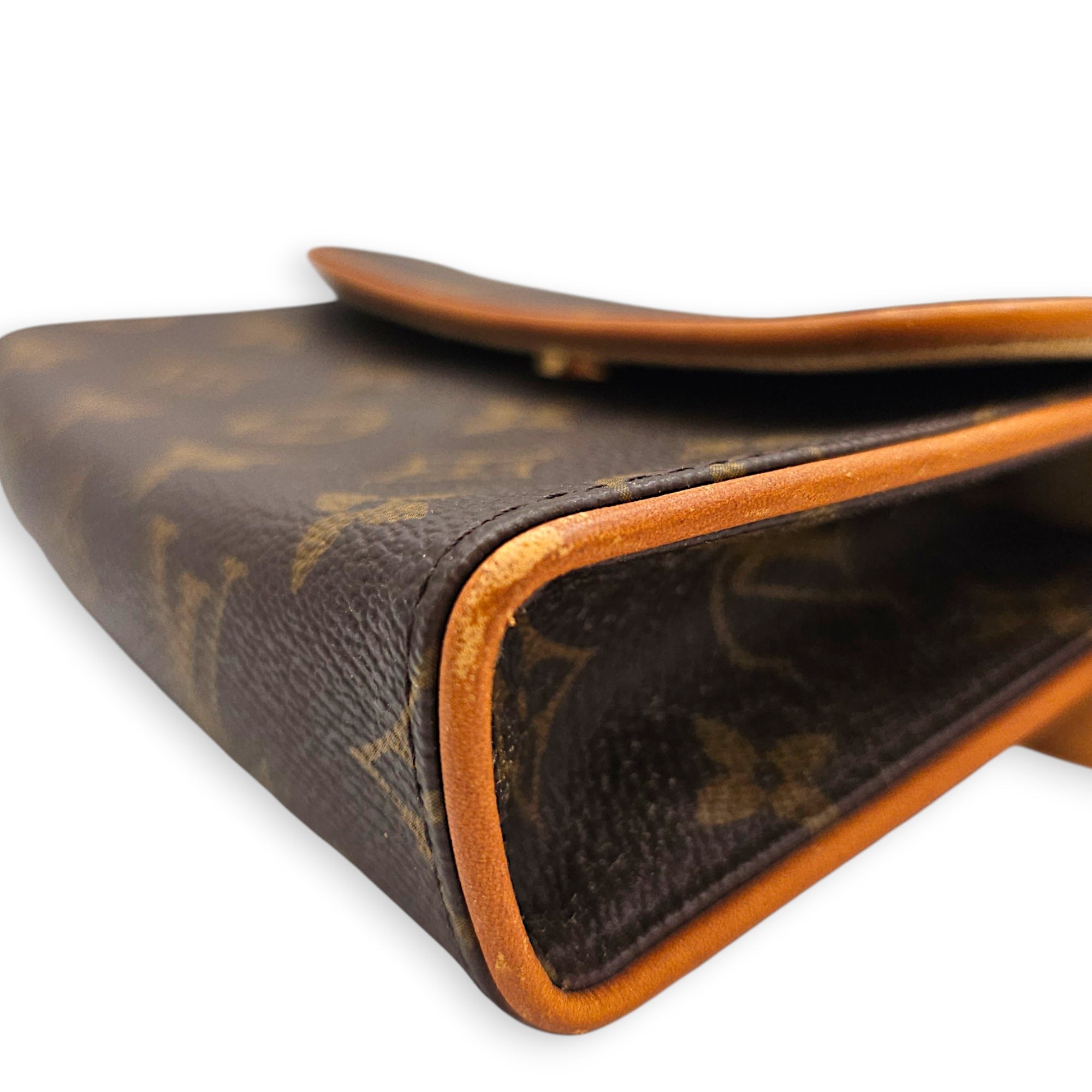 Monogram Pochette Florentine Brown Belt Bag in Coated Canvas Gold hardware CL2608-22768 9