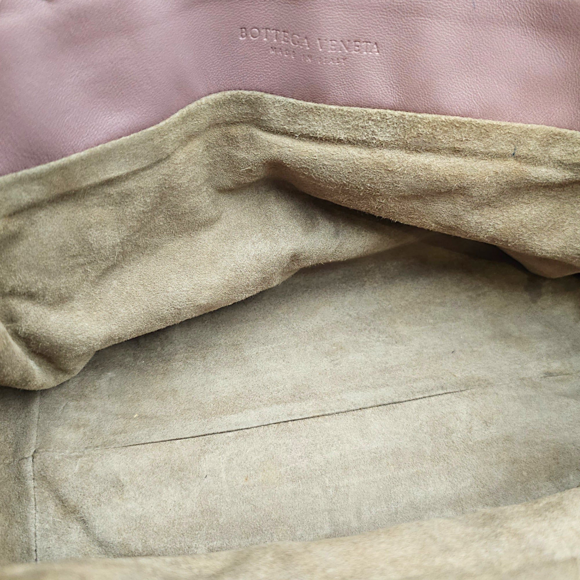 Cesta tote 26cm Pink Top Handle Bag in Nappa Leather Bunito hardware