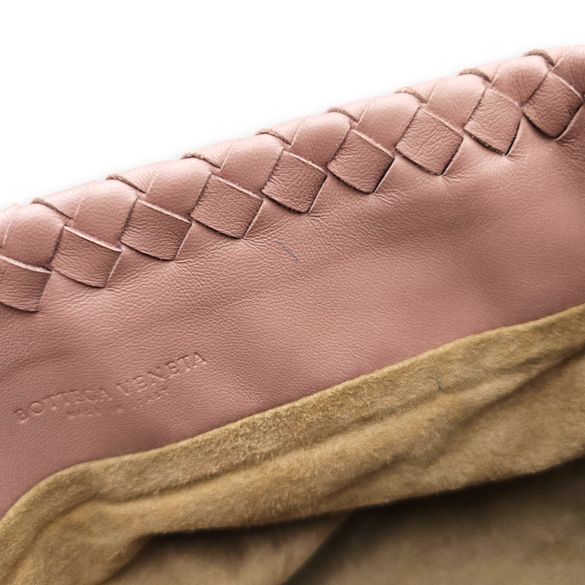 Cesta tote 26cm Pink Top Handle Bag in Nappa Leather Bunito hardware