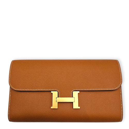 Constance To Go Gold Wallet in Epsom Gold hardware CL2608-22775 1