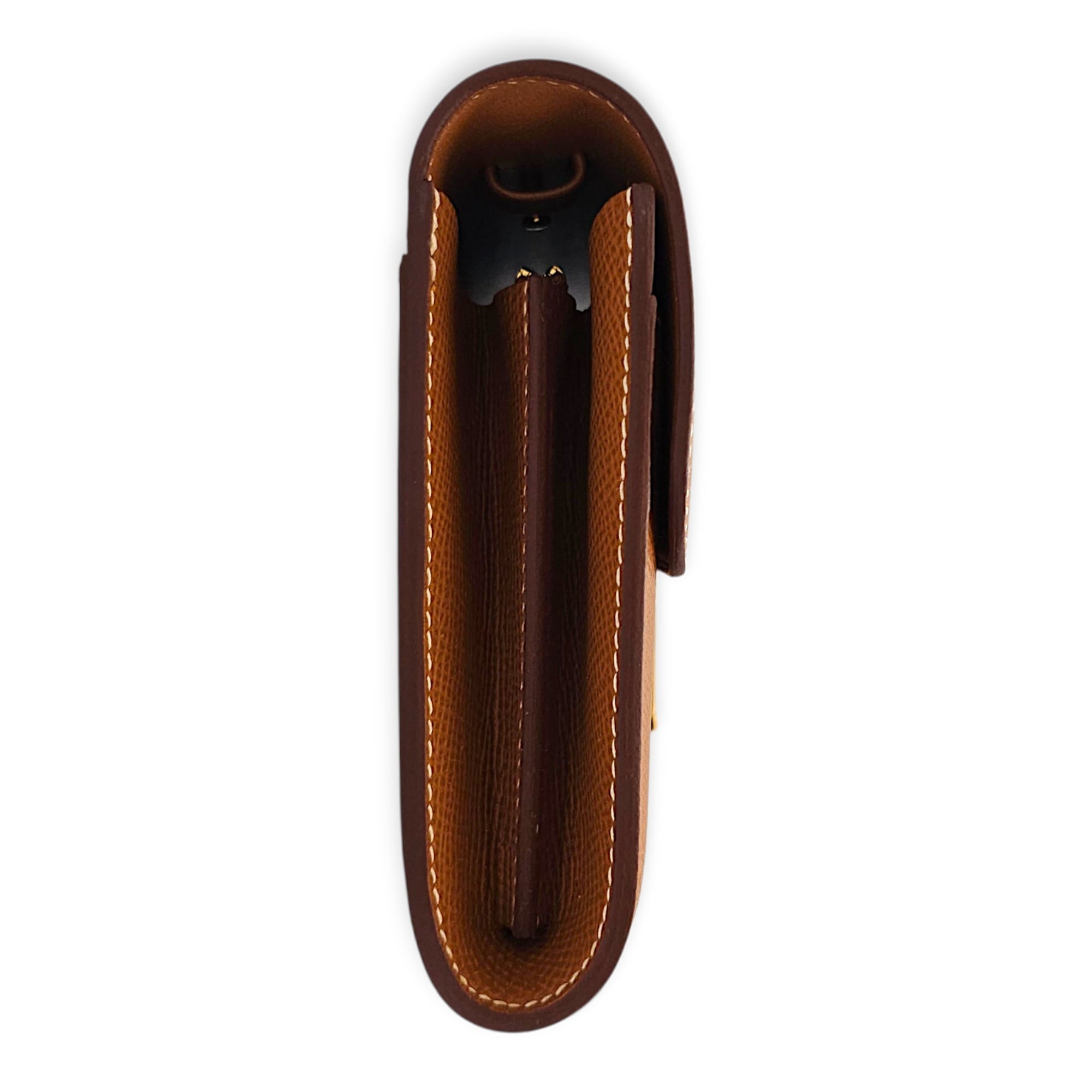 Constance To Go Gold Wallet in Epsom Gold hardware CL2608-22775 3