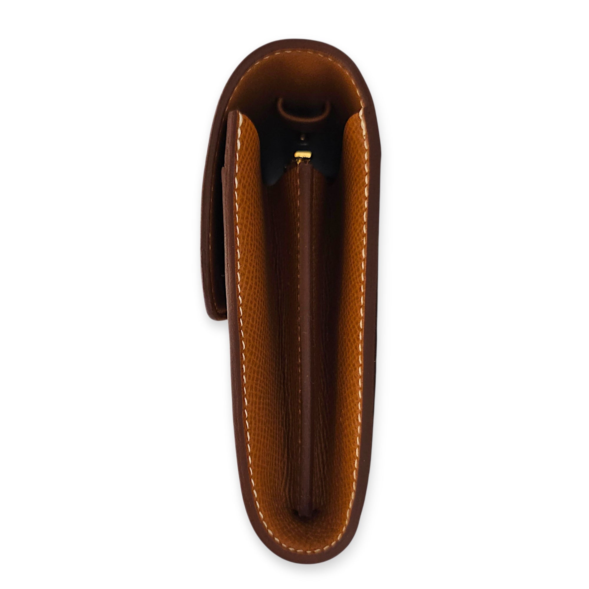 Constance To Go Gold Wallet in Epsom Gold hardware CL2608-22775 4