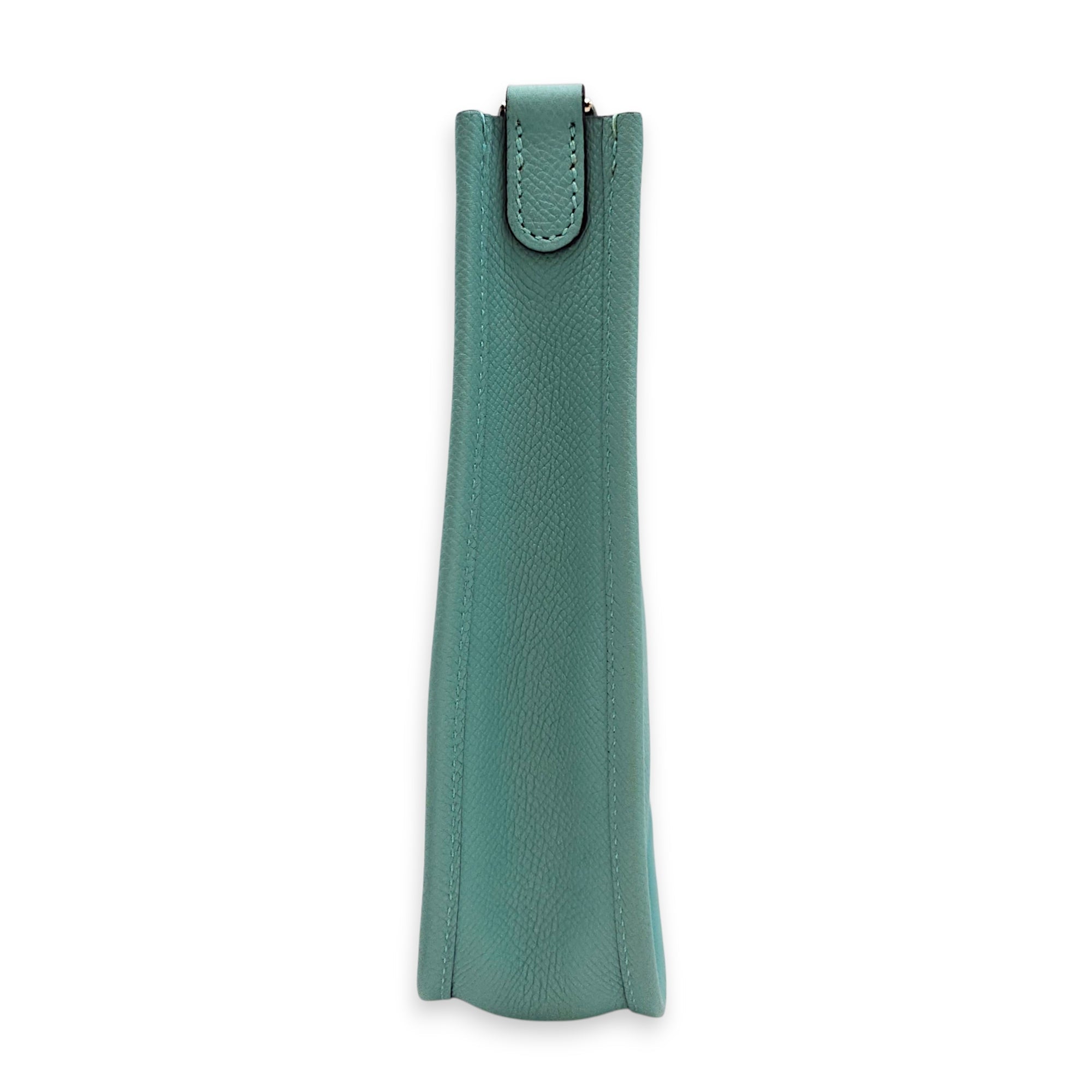 Evelyne Mini Blue Atoll in Epsom Palladium hardware CL2608-22777 4