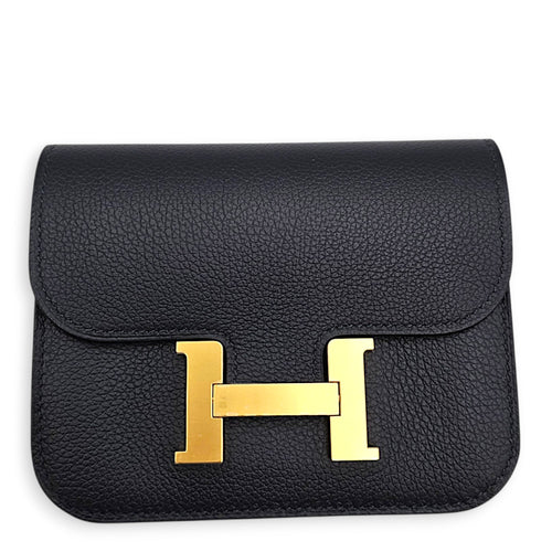 Constance Slim Caban  Wallet in Evercolor Gold hardware CL2608-22778 1