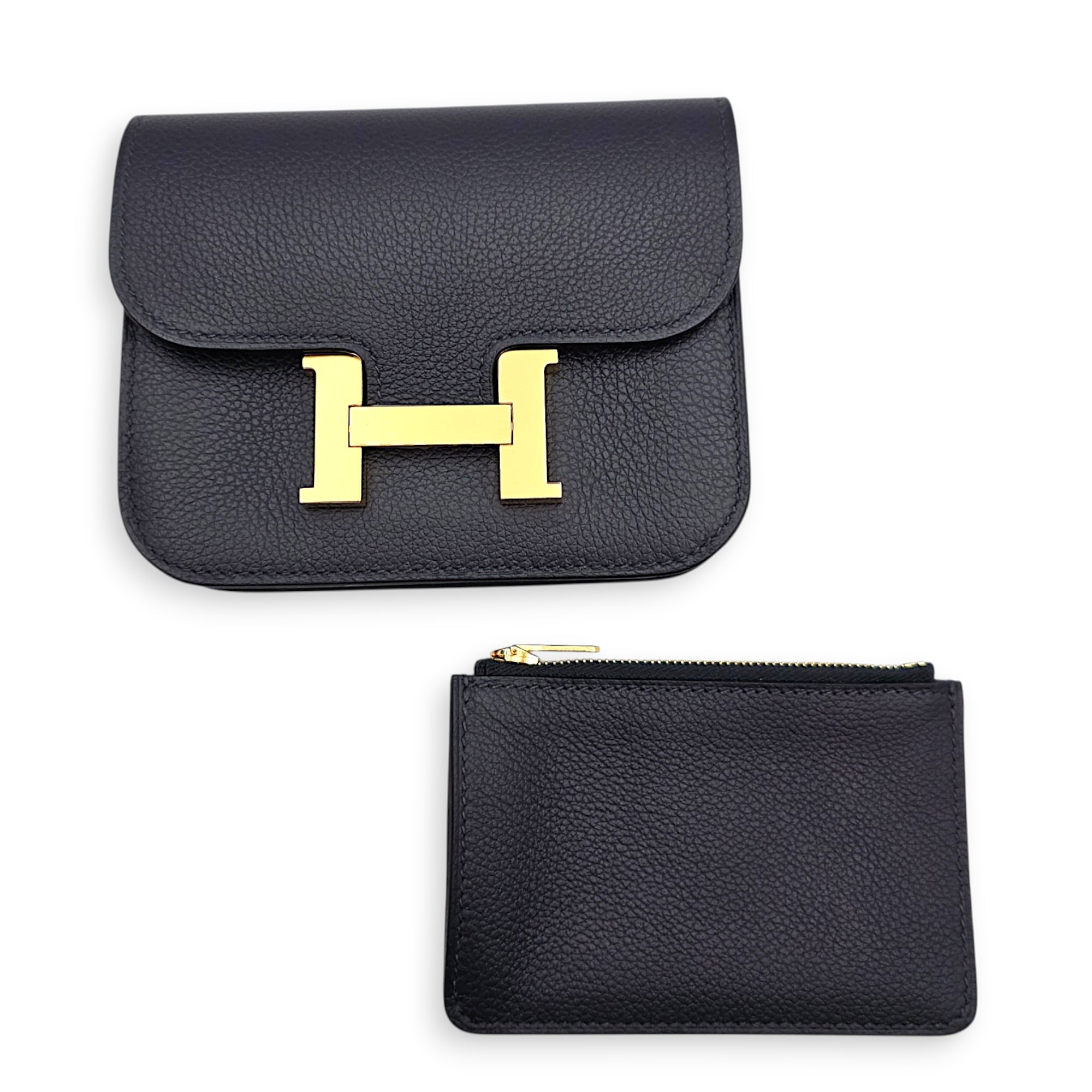 Constance Slim Caban  Wallet in Evercolor Gold hardware CL2608-22778 3