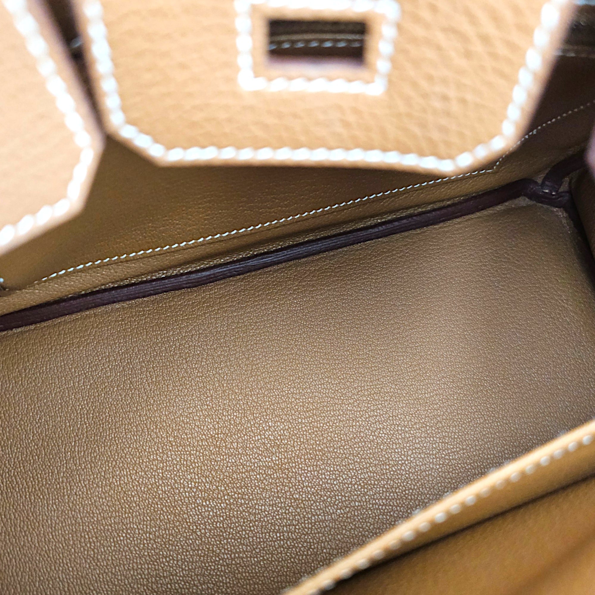 Birkin 25 Gold in Togo Palladium hardware CL2608-22781 6